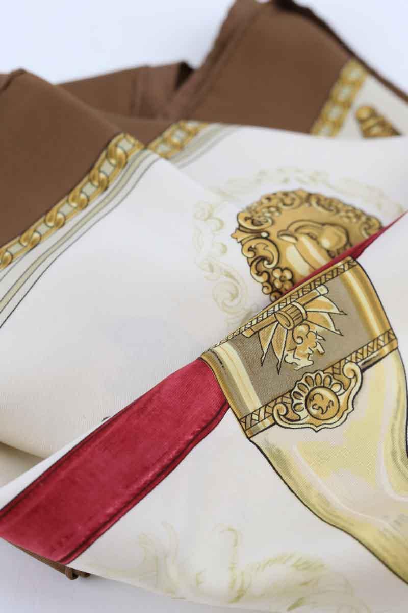 Foulard Hermès  Beige