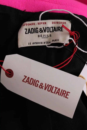 Manteau Zadig & Voltaire Minty Show Rose en Laine