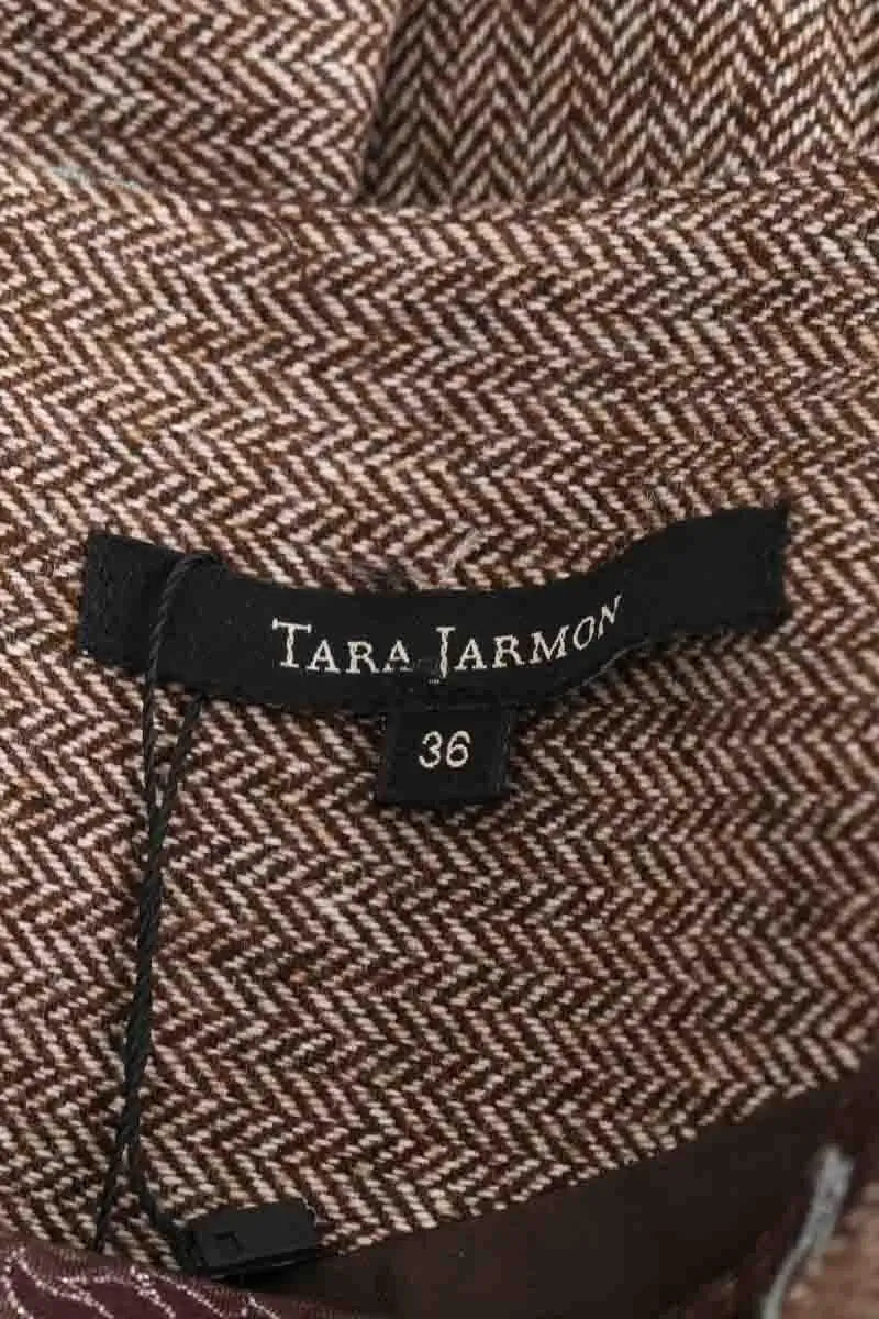 Jupe Tara Jarmon Marron en Laine