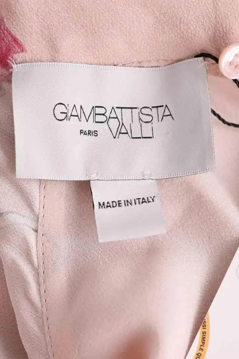 Robe Giambattista Valli Rose en Soie