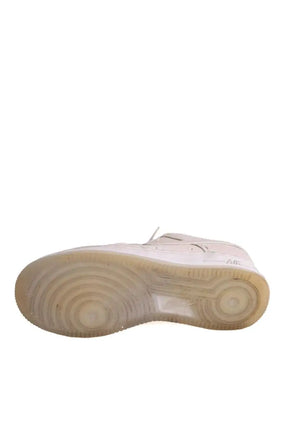 Baskets Nike Argent en Cuir