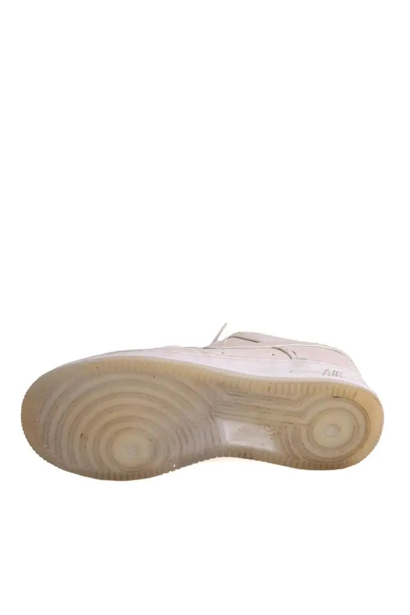 Baskets Nike Argent en Cuir