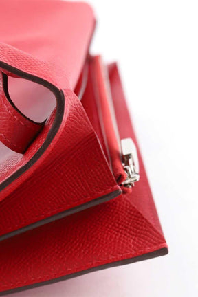 Portefeuille Hermès Kelly Rouge