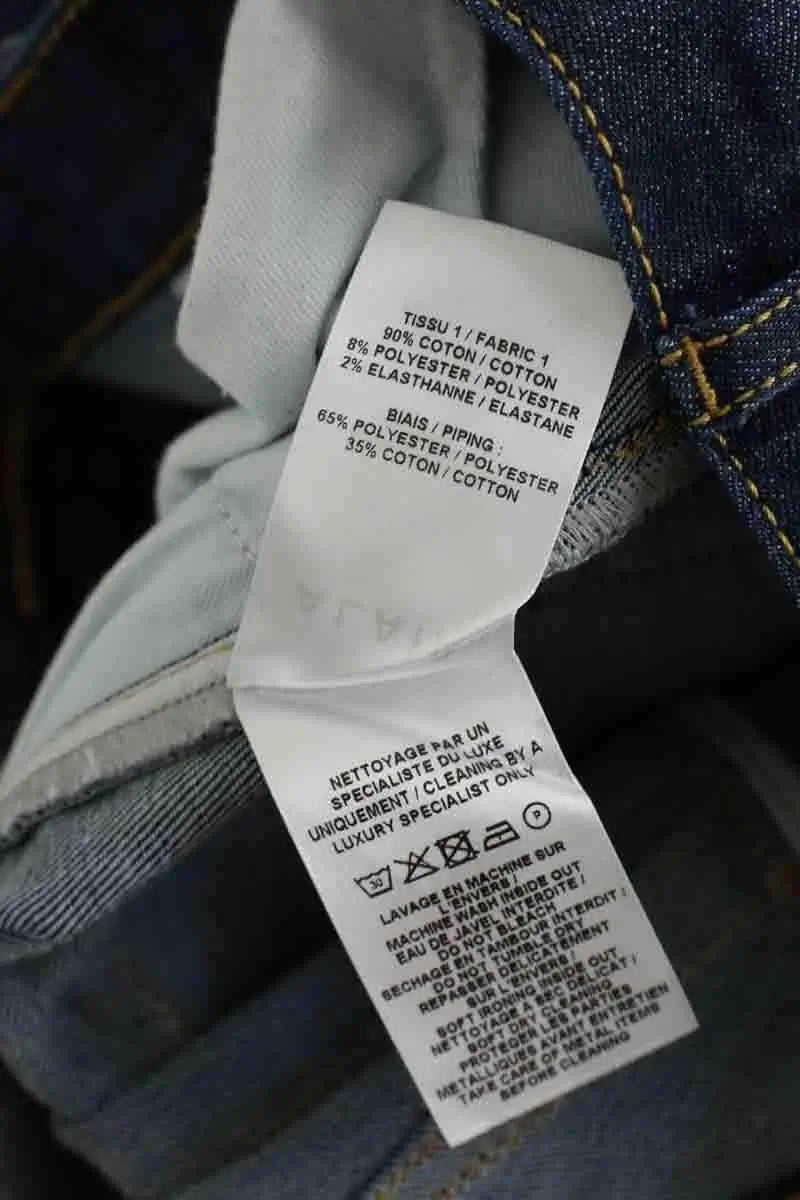 Jean bootcut Alaïa Bleu en Coton