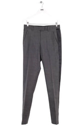 Pantalon droit Sacai Anthracite en Laine, taille L - Seconde Main