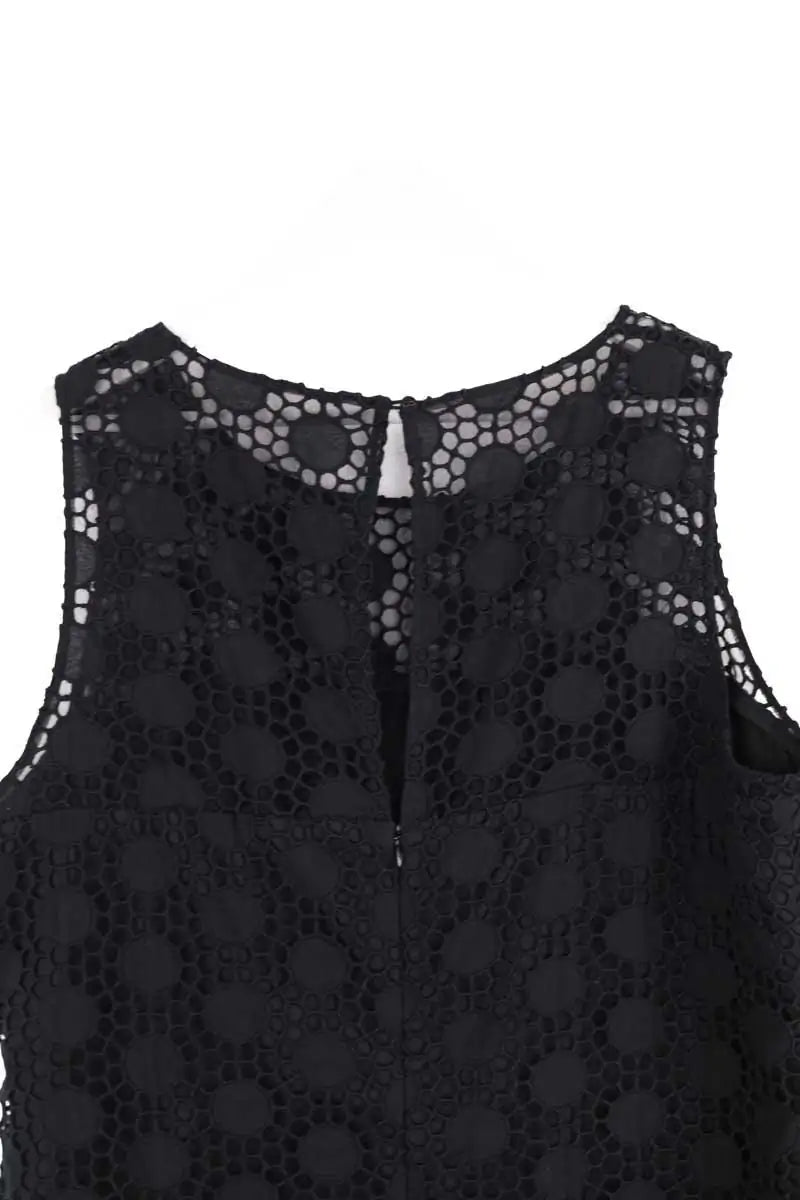 Robe LK Bennett Noir en Coton