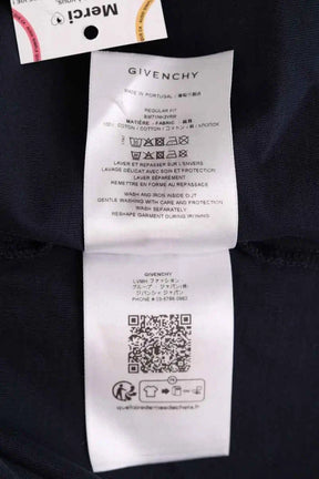 T-shirt Givenchy Marine en Coton