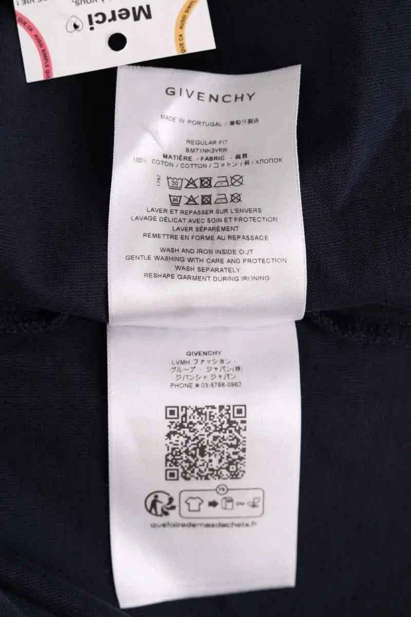 T-shirt Givenchy Marine en Coton
