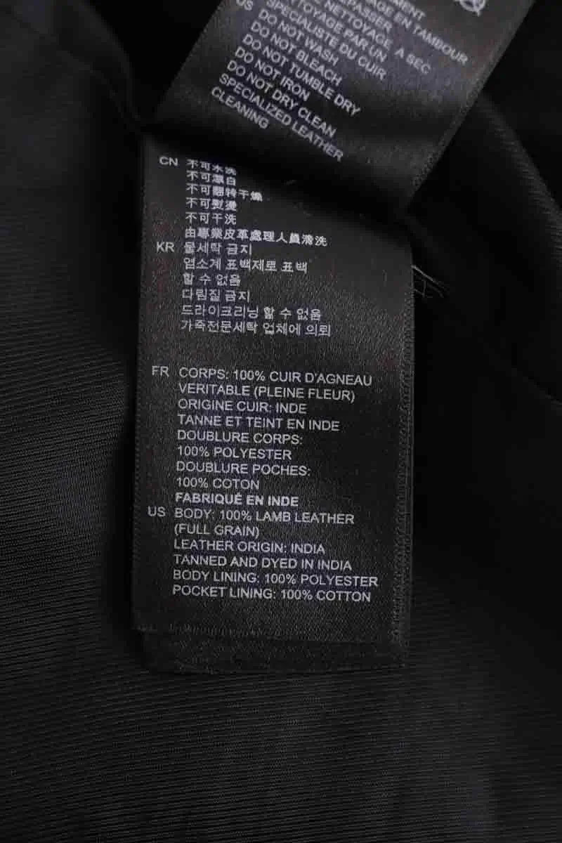 Veste Sandro Noir en Cuir