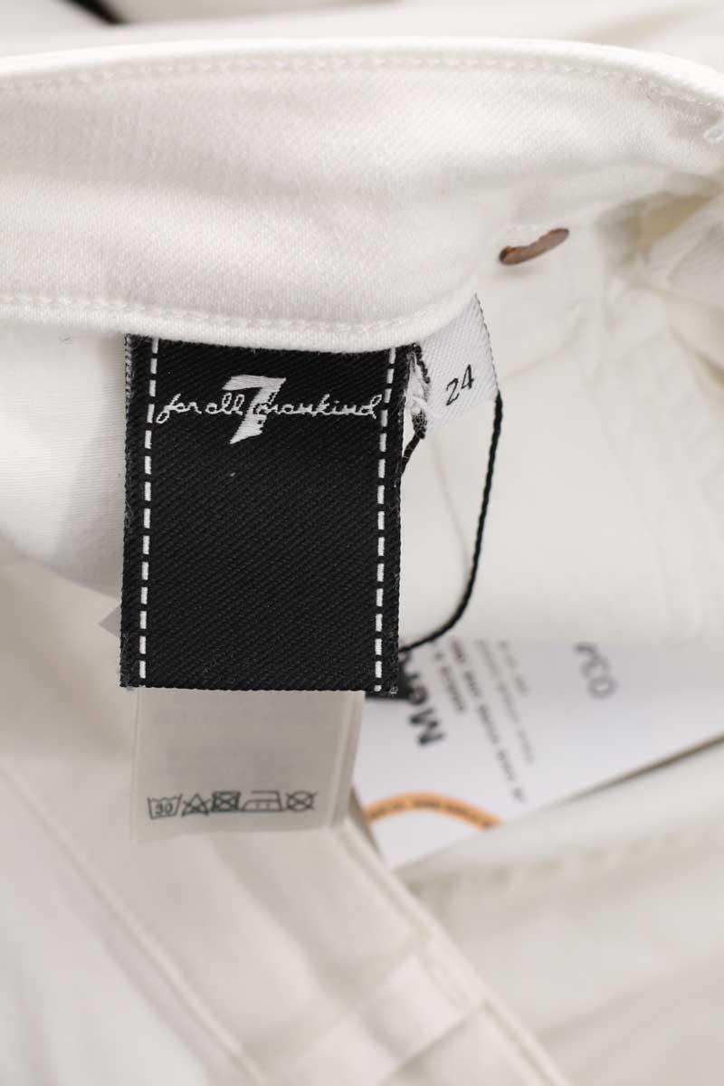 Jean 7 For All Mankind  Blanc