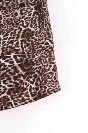 Mini short The Kooples Marron en Synthétique