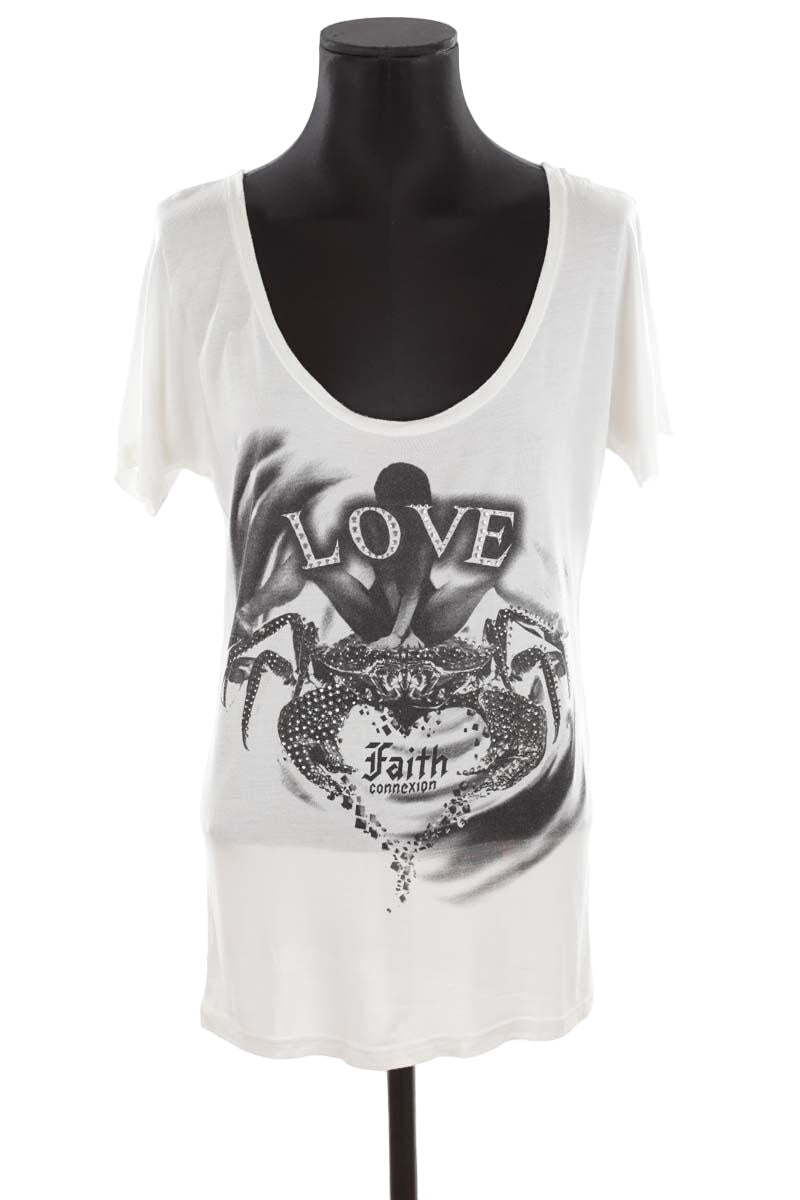 T-shirts Faith Connexion  Blanc