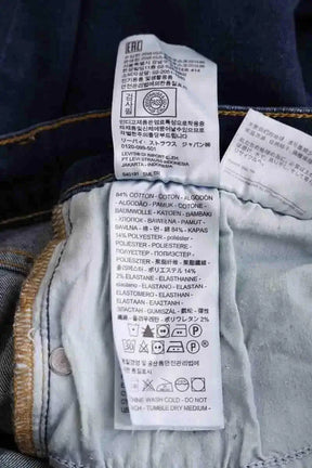 Jean slim Levi's 712 slim Bleu en Coton