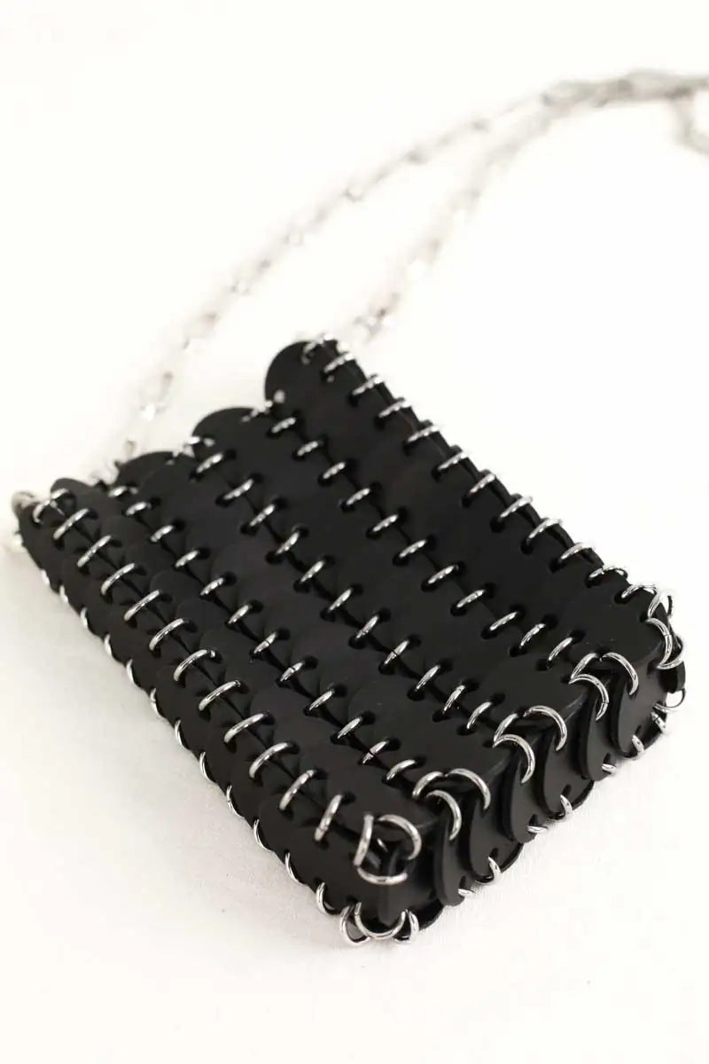 Mini Pochette Paco Rabanne  Noir
