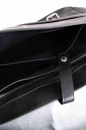 Cartable Saint Laurent Noir en Cuir
