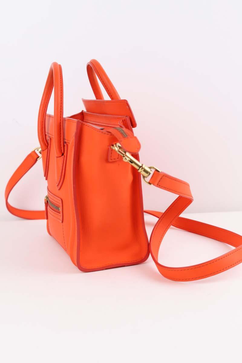 Bandoulière Celine Luggage Phantom Orange