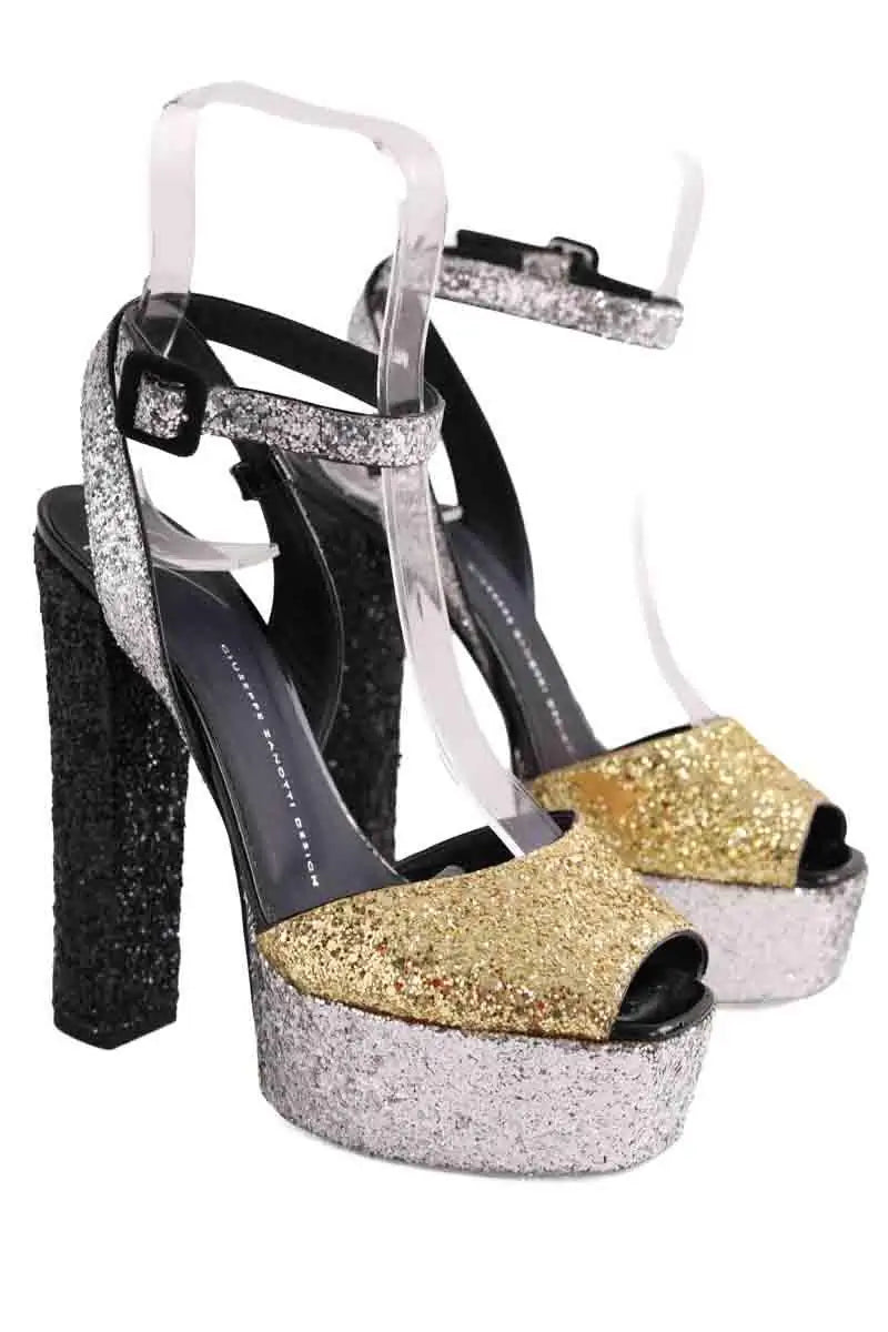 Talons Giuseppe Zanotti Argent en Cuir
