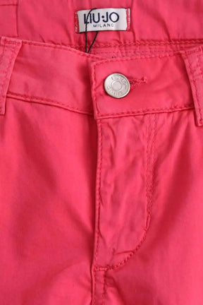 Pantalon droit Liu Jo Rose en Coton