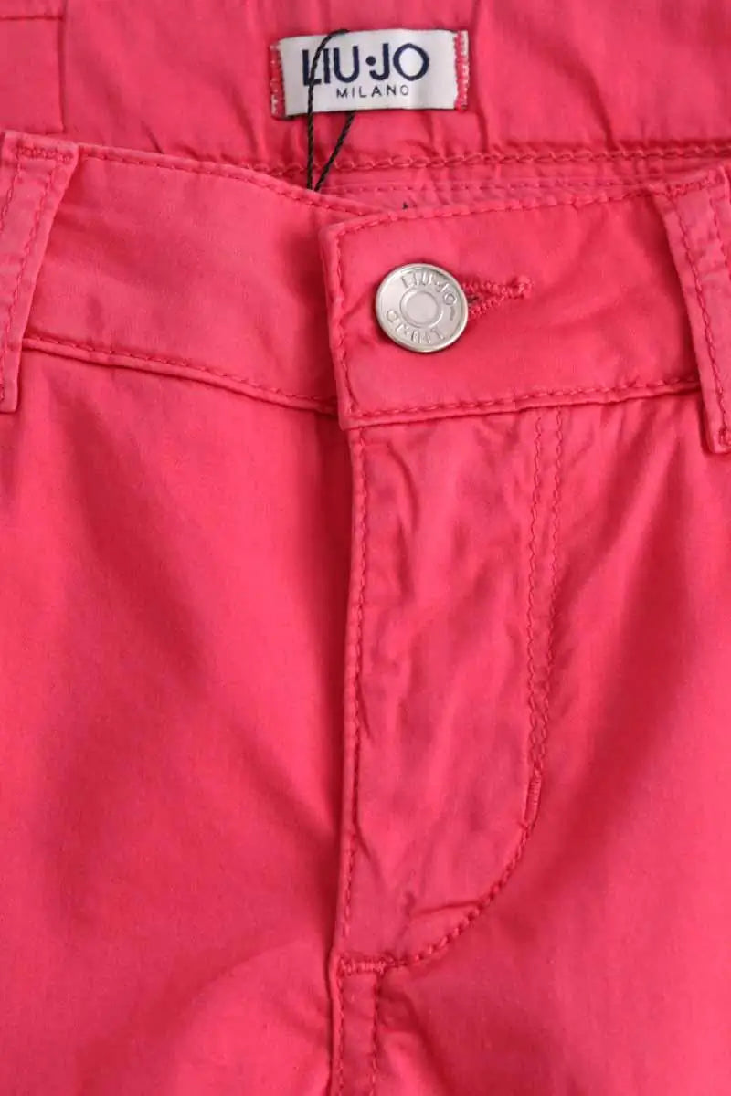 Pantalon droit Liu Jo Rose en Coton