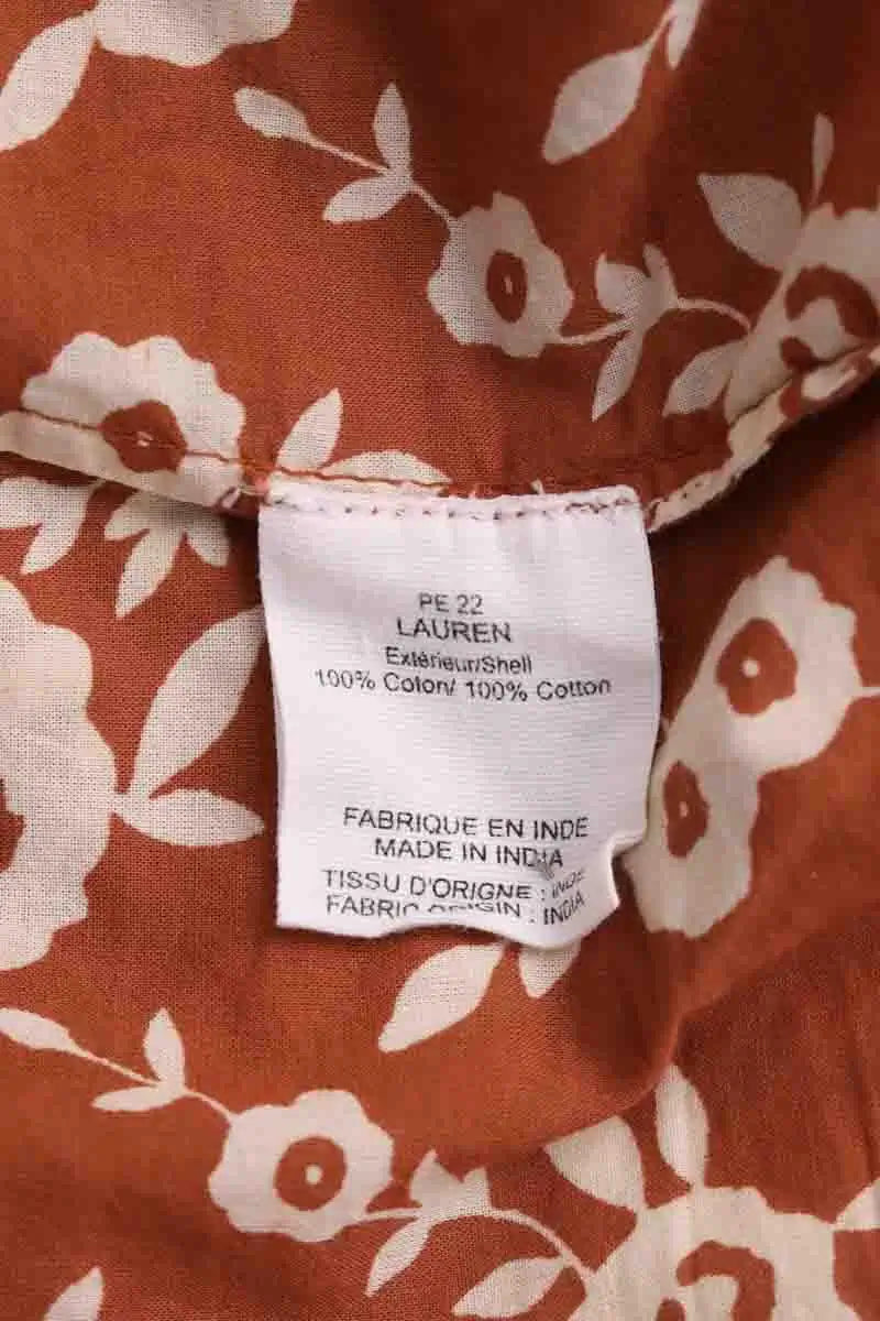 Top Petite Mendigote Marron en Coton