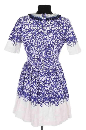 Robe Manoush Bleu en Coton