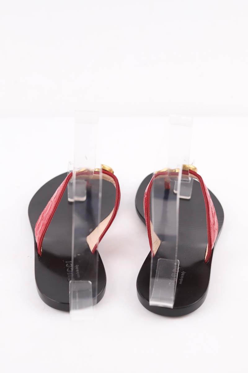 Sandales Gucci  Rouge