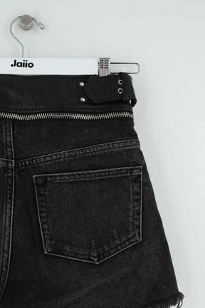 Mini short The Kooples Noir en Coton