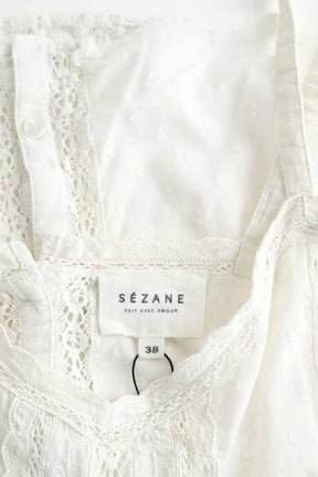 Tops sans manche Sézane  Blanc