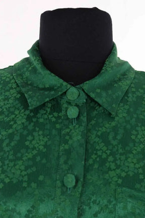 Robe Sézane Vert en Viscose