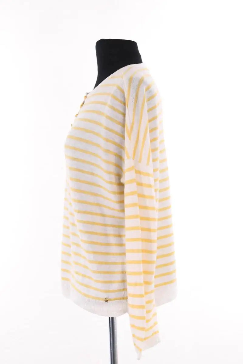 Top Des Petits Hauts Aglaon Jaune en Coton