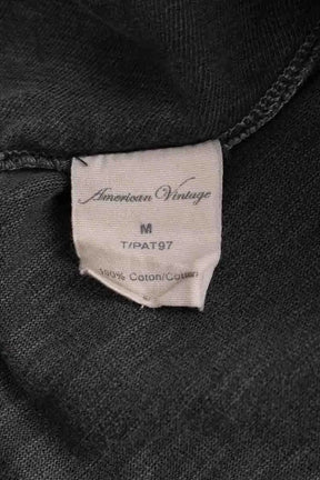 Gilet American Vintage Anthracite en Coton