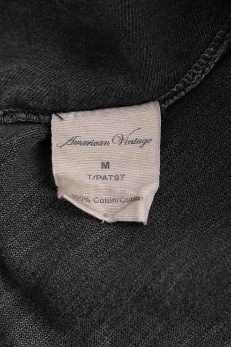 Gilet American Vintage Anthracite en Coton