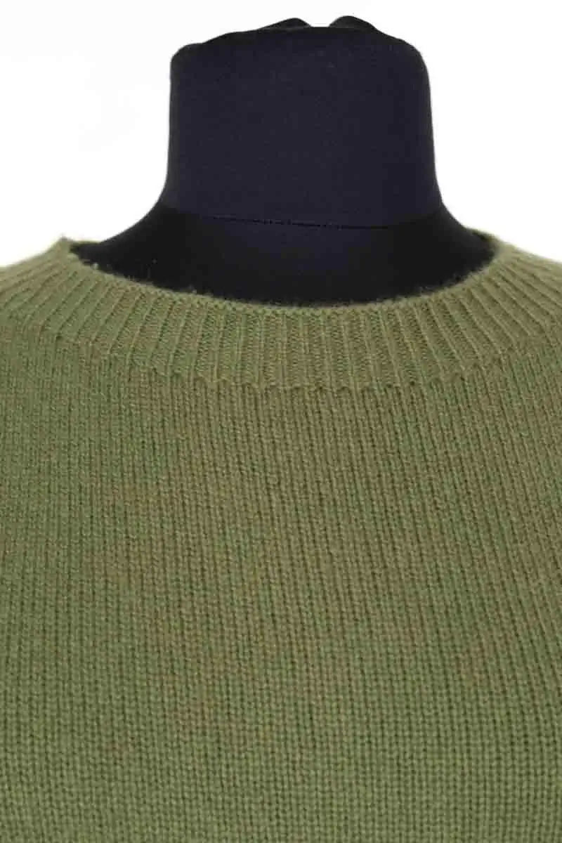 Pull Eric Bompard Kaki en Cachemire