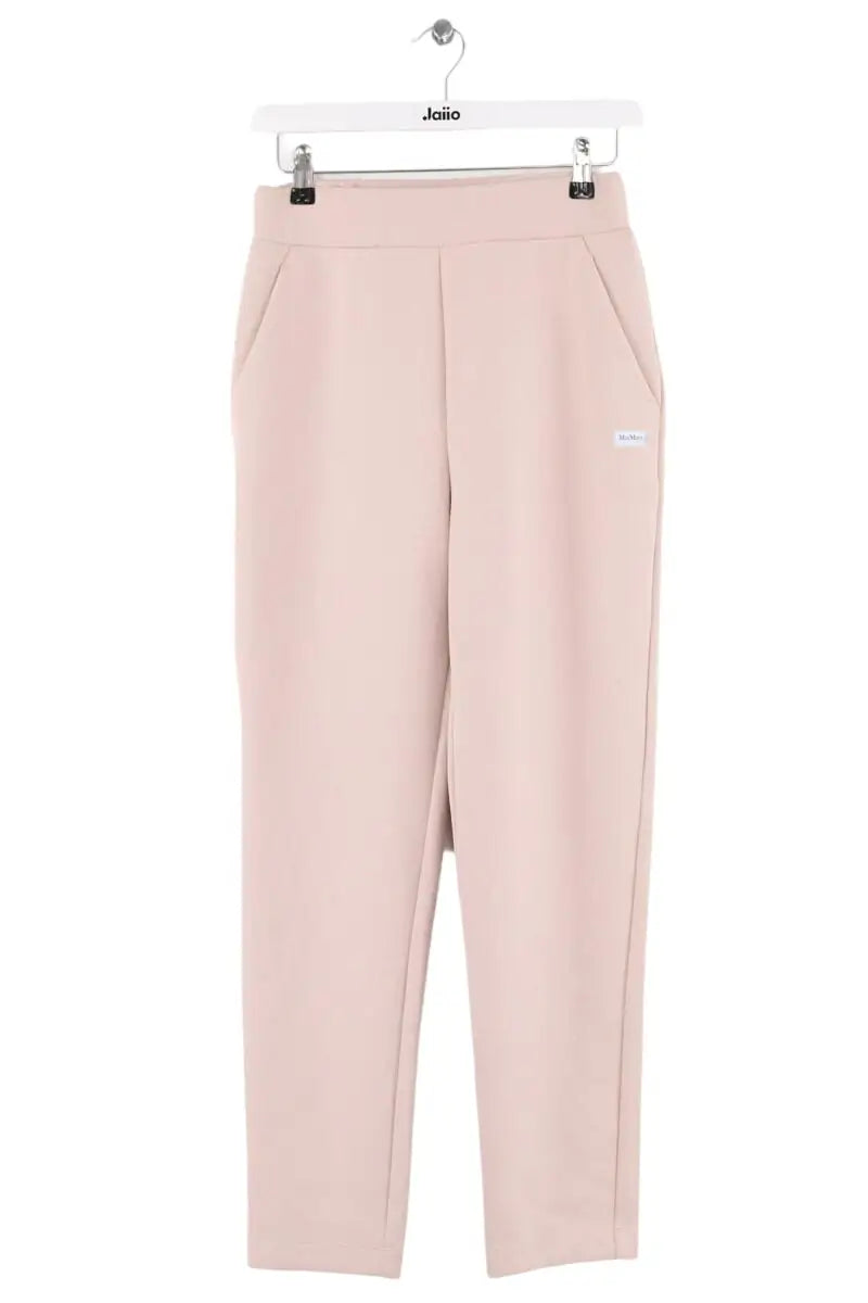 Pantalon droit Max Mara Beige en Synthétique, taille S - Seconde Main