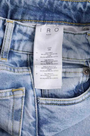 Jean droit Iro Bleu en Coton