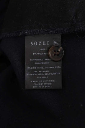 Pantalon Soeur Marine en Laine
