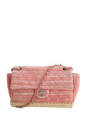 Sac porté épaule Chanel Timeless/Classique Rose