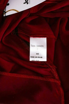 Robe Tara Jarmon Rouge en Soie
