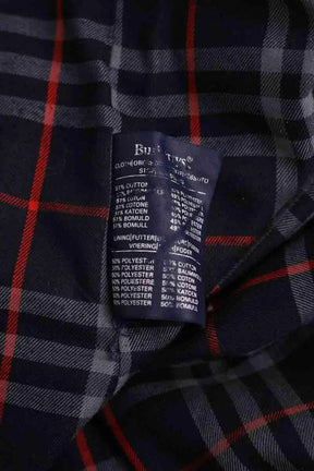 Trench-coat Burberry Marine en Coton