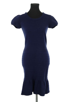 Mi-longueur Sandro  Bleu