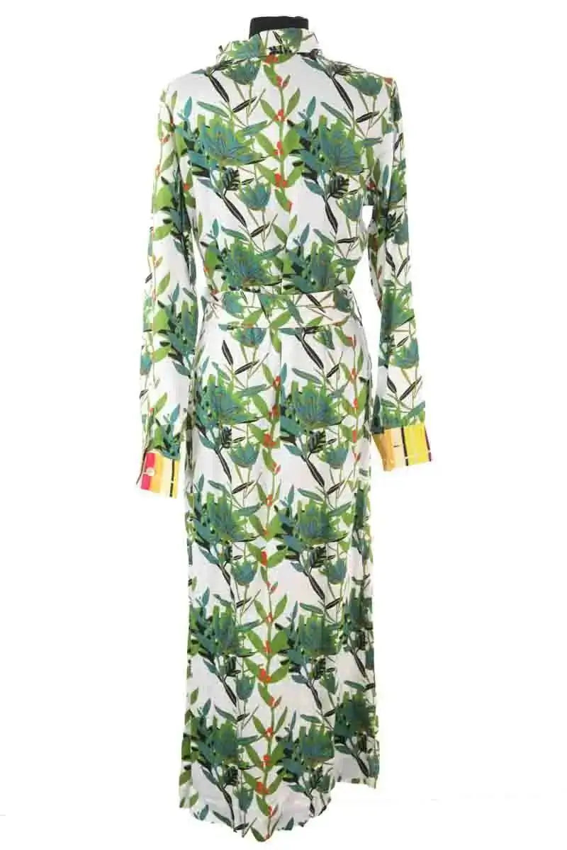 Robe AML Paris Vert en Soie