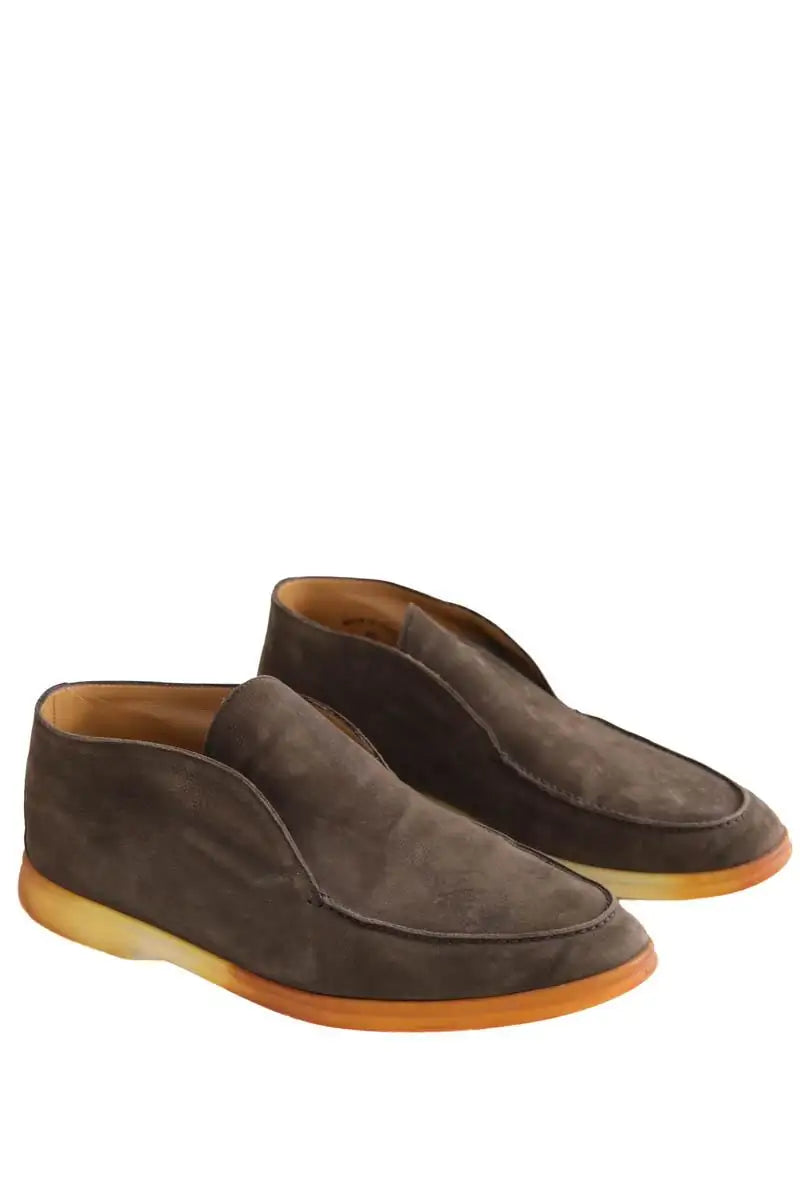 Mocassins Loro Piana Marron en Cuir