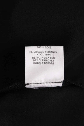 Robe Maje Noir en Soie