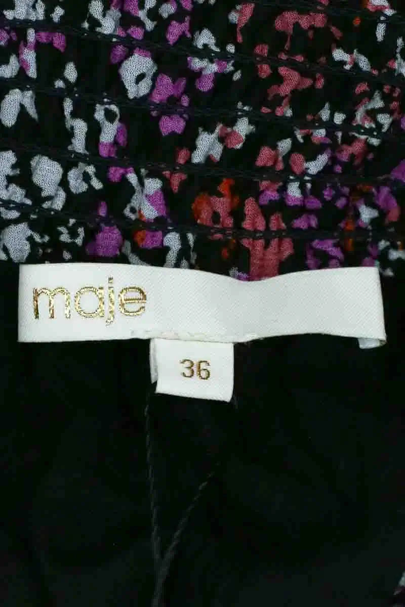 Jupe Maje Rose en Synthétique