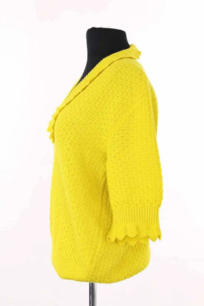 Pull Molli Jaune en Laine