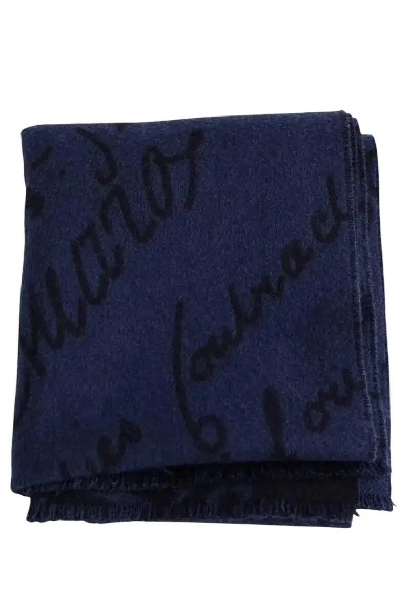 Foulard Berluti Bleu en Laine - Seconde Main