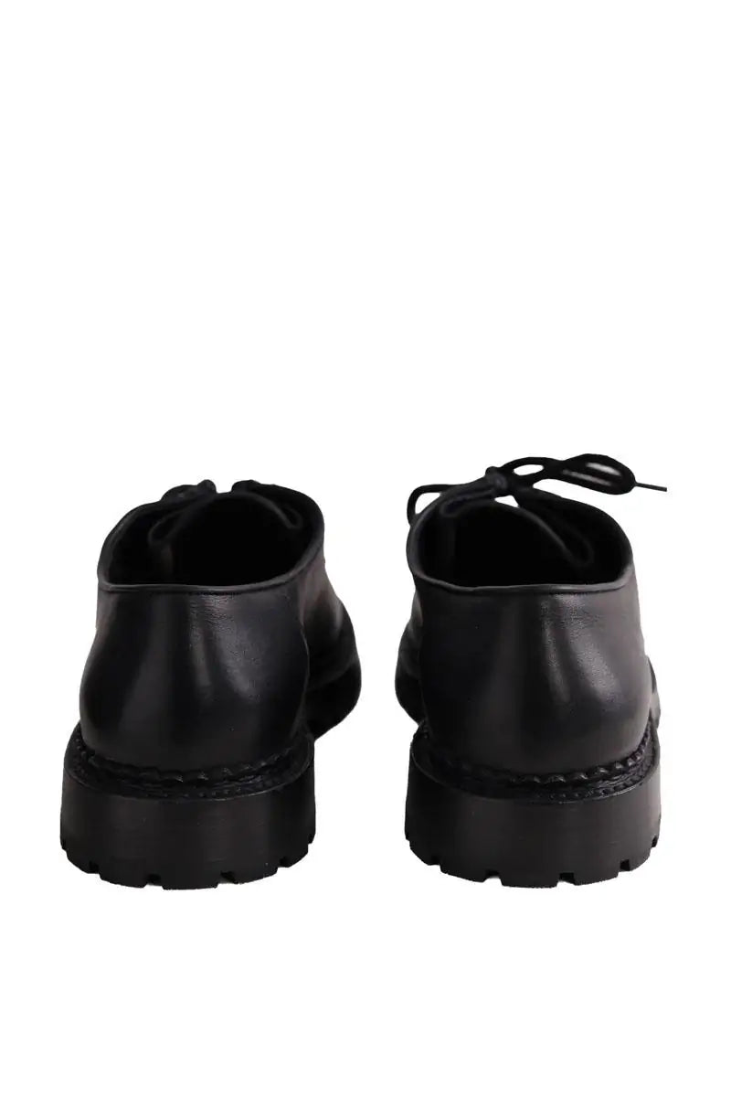 Chaussures à lacets Saint Laurent Noir en Cuir
