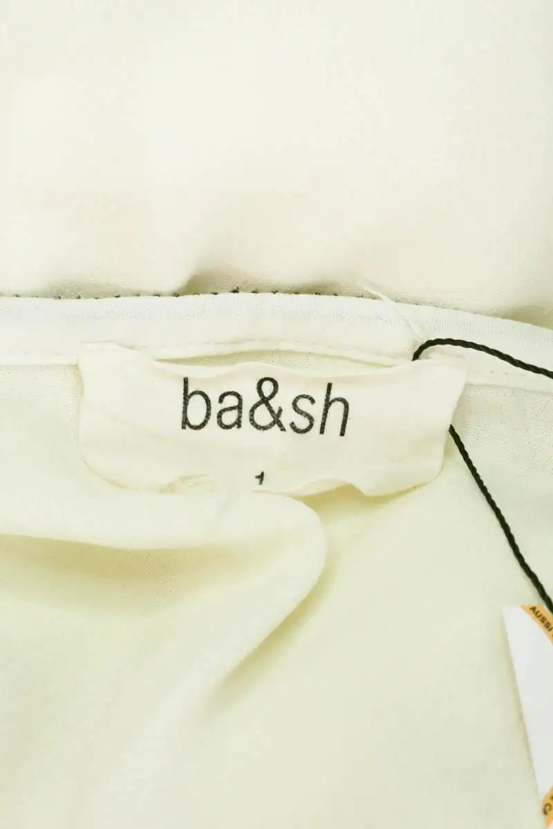 Robe Ba&Sh Ecru en Viscose