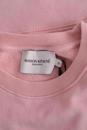 Sweatshirt Kitsuné Rose en Coton
