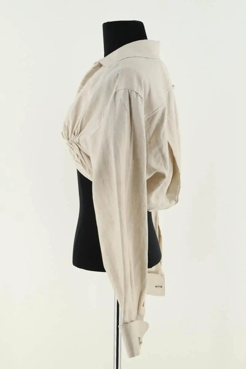 Top Jacquemus Beige en Coton